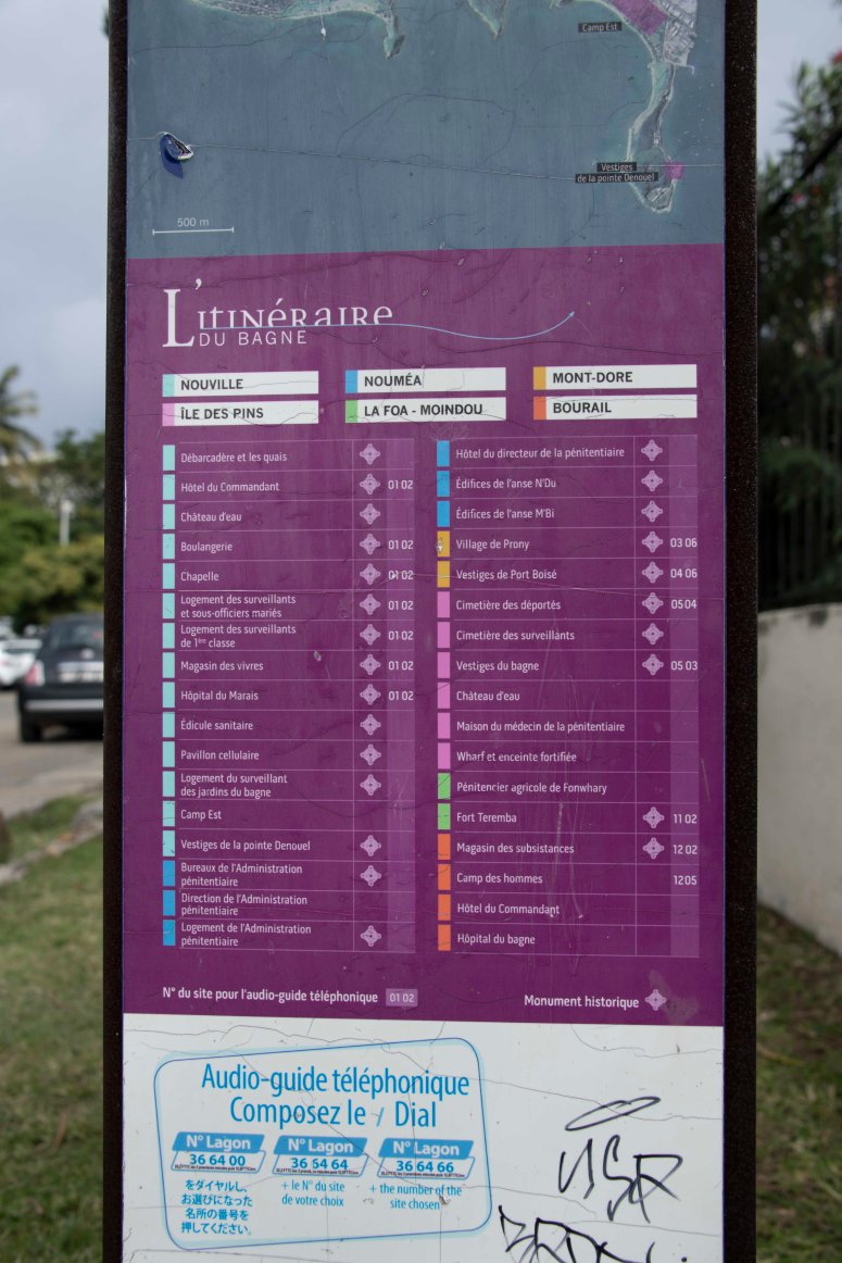 Île Nou 19 July DSC_3871 signs small