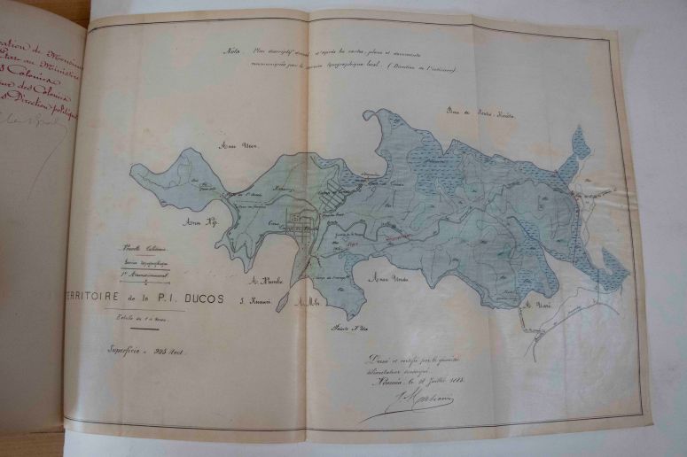 ANOM CR 123 H839 Proces-verbaux de delimitation et plans 1885-1890 Ducos 1885 small